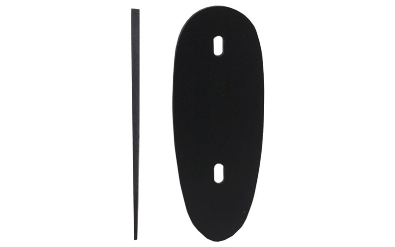 100 Straight Products 1/4''-1/16'' positive buttstock spacer black polymer