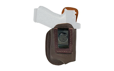 1791 Gunleather Fair Chase, Inside Waistband Holster, Optics Ready, Light Bearing, Size 3, Fits Glock 42/43/43X, Dear Hide Leather Construction, Brown, Right Hand OR-LB-FCD-3-BRW-R