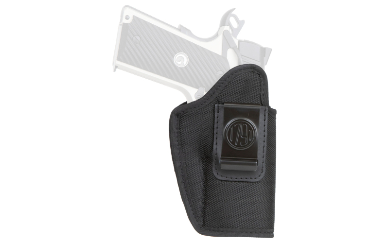 1791 Gunleather Premium Nylon, Inside Waistband Holster, Size 4, Matte Finish, Nylon Construction, Black, Right Hand PN-IWB-4-BLK-R