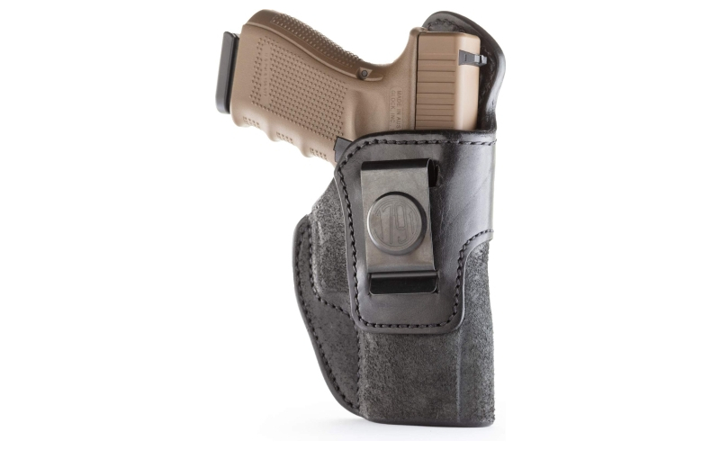 1791 Gunleather RCH Rigid Concealment Holster, IWB, Black Leather, Fits H&K 45c/P2000/USPc/VP9sk, Sig Sauer P228/P229/P239/M11A1/P229c/P320/P320c, Springfield XDS/XDE/XDMc/XD45, Taurus G2/PT111/PT24/7/709 Slim, Right Hand, Size 5 RCH-5-BLK-R