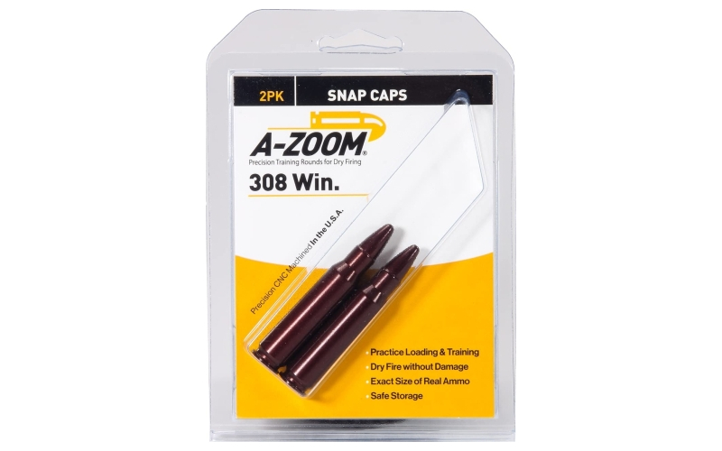 A-Zoom Snap Caps, 308 Winchester, 2 Pack 12228