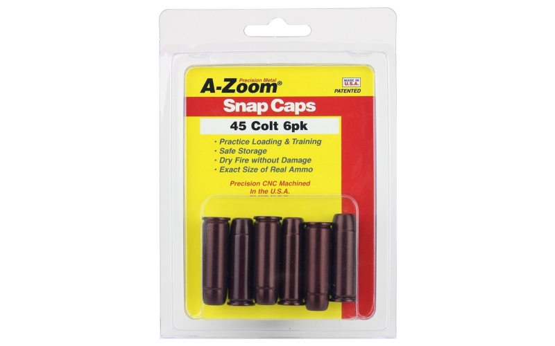 A-Zoom Snap Caps, 45 Colt, 6 Pack 16124