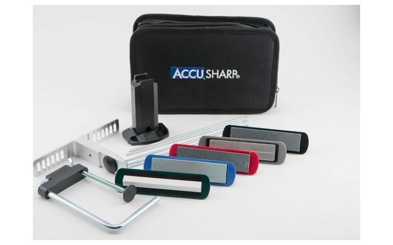 AccuSharp Knife Sharpener, 5 Stone Precision Sharpening Kit 059C