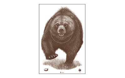 Action Target Alaska State Parks Bear Target, 23"x35", 100 Per Box ASP-BB-100