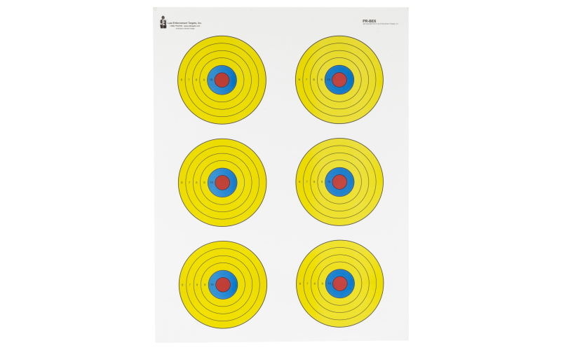 ACTION TGT BRIGHT 6 BULLSEYE 100PK