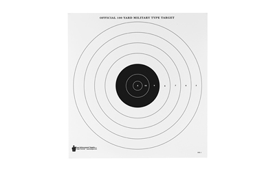 ACTION TGT 100YRD MIL BLS EYE 100PK
