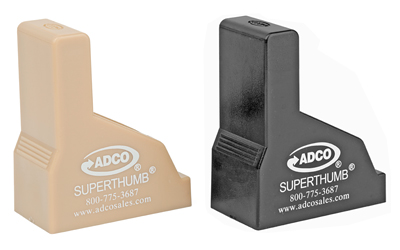 ADCO Mag Loader/Unloader, Super Thumb Loader Pair,  9mm-40SW, Black and Tan ST1PR