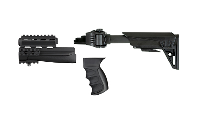 ATI Outdoors TactLite, Stock, Black, Scorpion Butt Pad, Side Folder Stock, Pistol Grip, Forend, AK C.2.10.1250