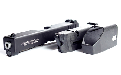 Advantage Arms Conversion Kit, 22LR, 4.49" Barrel, Fits Glock 17/22, Black Finish, 10 Rounds, 1 Magazine, Includes Range Bag AAC17-22G3