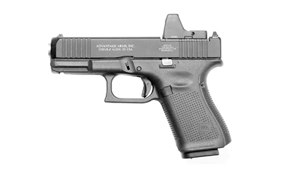 Advantage Arms Conversion Kit, 19-23G5-MOD-CA, 22 LR, 4.02" Barrel, Fits Glock 19/23 Gen 5, Optics Ready, Black, Fixed Sights, 10 Rounds, 2 Magazines, California Compliant AAC19-23G5-MOD-CA