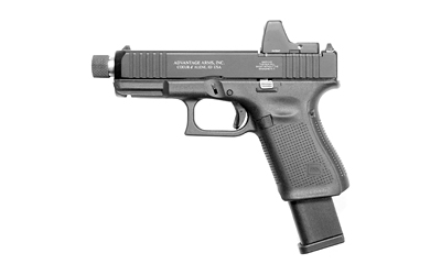 Advantage Arms Conversion Kit, 19-23G5-MOD, 22 LR, 4.02" Threaded Barrel, Fits Glock 19/23 Gen 5, Optics Ready, Black, Fixed Sights, 15 Rounds, 2 Magazines AAC19-23G5-MOD
