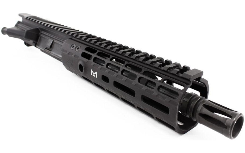 M4e1 complete upper 8" .300 blackout barrel quantum 7" m-lok hg -black