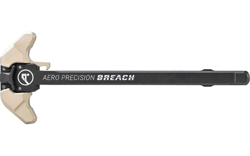 Aero Precision Ar-15 breach ambidextrous charging handle sml lever blk/tan