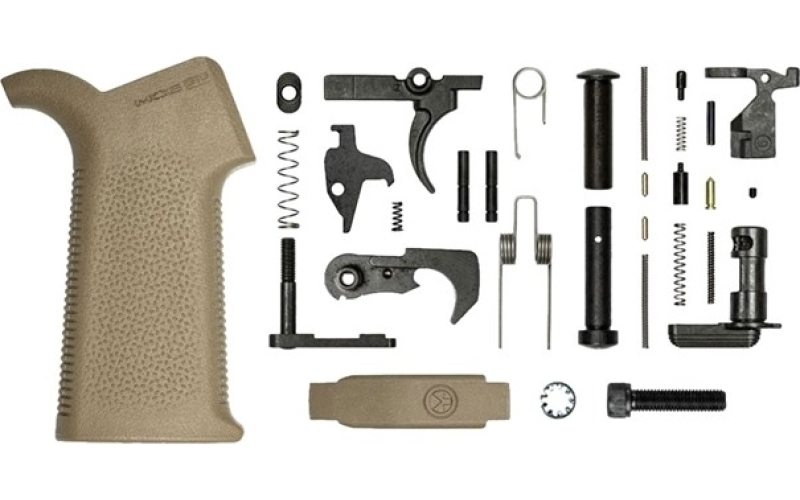 Aero Precision Ar-15 lower parts kit w/ moe sl grip - fde