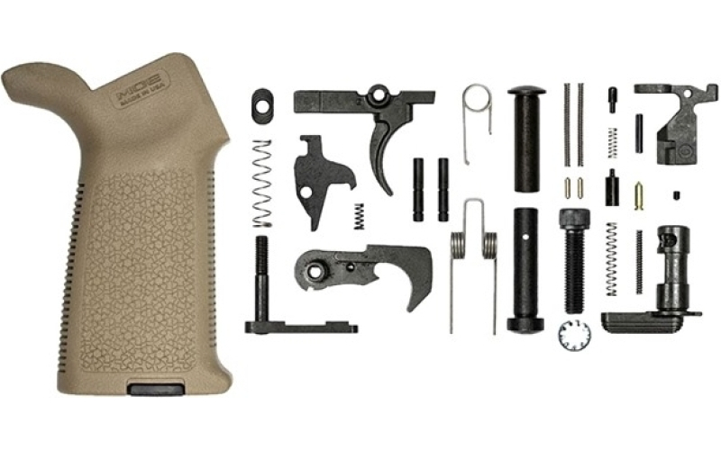 Aero Precision Ar-15 m4e1 lower parts kit w/ moe grip fde