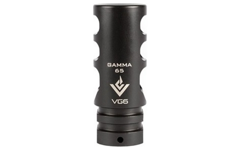 Aero Precision Gamma 65 muzzle brake 6.5 creedmoor 5/8-24 ss black