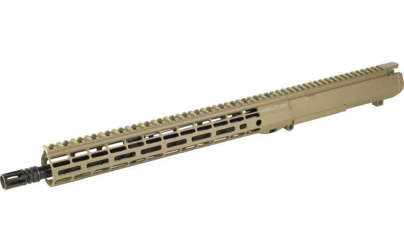 Aero Precision M5 Complete Upper, 308 Winchester, 16" Barrel, 1:10 Twist, Rifle-Length Gas System, ATLAS S-ONE Handguard, Cerakote Finish, Flat Dark Earth, Does Not Include BCG or Carry Handle APAR538715M22