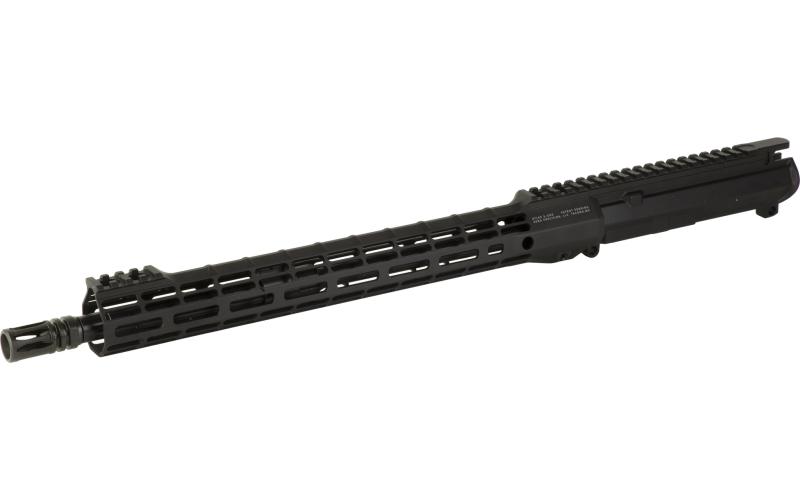 Aero Precision M4E1 AR15 Complete Upper, 223 Remington/5.56 NATO, 16" Barrel, 1:7 Twist, ATLAS S-ONE Handguard, Mid-Length Gas System, Anodized Finish, Black, Does Not Include BCG or Charging Handle APAR700305M7