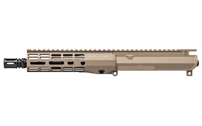 Aero Precision M4E1-T, AR15 Complete Upper, 300 Blackout, 8" Barrel, 1:7 Twist, Pistol Length Gas System, Cerakote  Finish, Flat Dark Earth, Does Not Include BCG or Carry Handle APAR700711M1