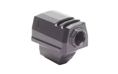 Agency Arms 419 Compensator, Features 2 Vertical Ports, Fits Sig Sauer P320, Matte Finish, Black, Includes Two Set Screws with an Allen Wrench and a vial of Thread Locker 419-OEM-BLK