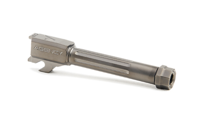 Agency Arms Mid Line Barrel, 9MM, For Sig P320C, Fluted and Threaded 1/2X28, DLC Finish, Black ML320CT-FDLC