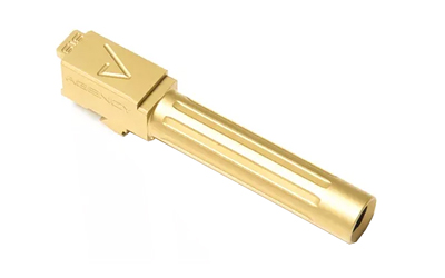 Agency Arms Mid Line Barrel, 9MM, Titanium Nitride Finish, Gold, Fluted, Fits Glock 19 Gen 5 MLG19G5FTiN