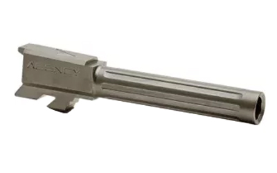 Agency Arms Mid Line Barrel, 9MM, DLC Finish, Black, Fluted, Fits Glock 48 MLG48FDLC