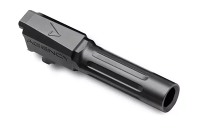 Agency Arms Mid Line Barrel, 9MM, DLC Finish, Black, Fluted, Fits Sig Sauer P365 MLP365NTDLC