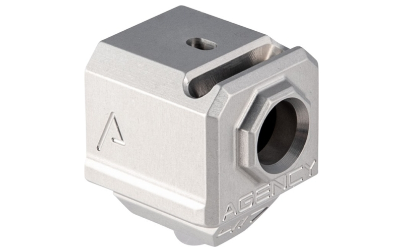 Agency Arms 417s single port comp for glock~ gen 3, gry, 9mm