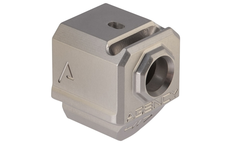 Agency Arms 417s single port comp for glock~ gen 4, gry, 9mm