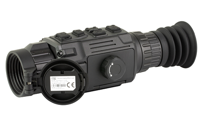 AGM Global Vision Rattler V2, 1X/2X/4X/8X Digital Zoom, 19mm Objective, Multiple Reticles, 256x192 Resolution, Fixed ADM Mount, Matte Finish, Black 314218550203R921