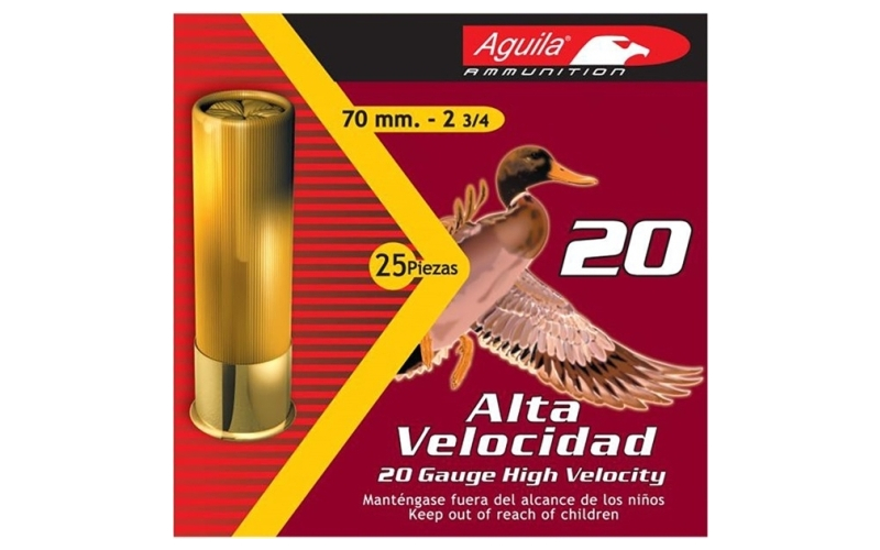Aguila Aguila field 20ga 2.75  1oz #8 1220fps