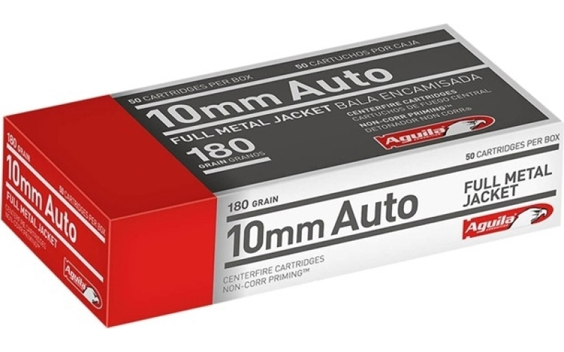 Aguila 10mm auto 180gr full metal jacket 50/box