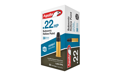 AGUILA 22LR SUB HV 38GR HP 50/1000
