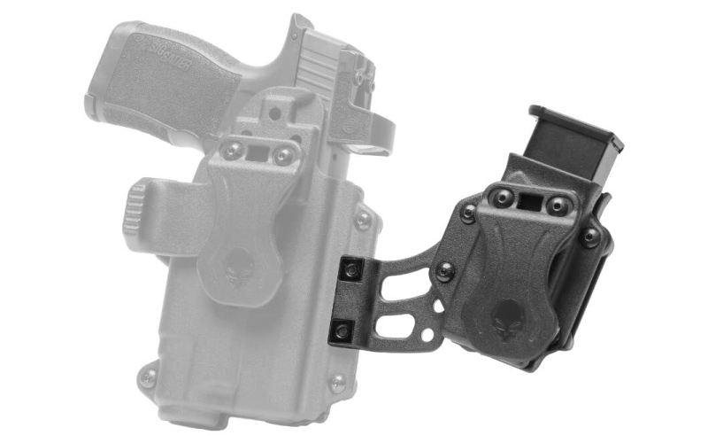 Alien Gear Holsters Photon Holster, Sidecar, Magazine Pouch, Fits (1)-Single Stack Magazine, Polymer Construction, Black PSC-1-D