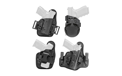 Alien Gear Holsters Core Carry Package, 1.5" Belt Slide Holster, Black, Fits Glock 17, Standard Clips, Right Hand SSHK-0601-RH-D