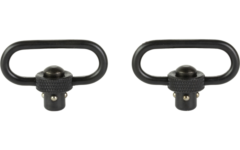 Allen Company QD Sling Swivel, 2 Pack, 1.25", Black 14516