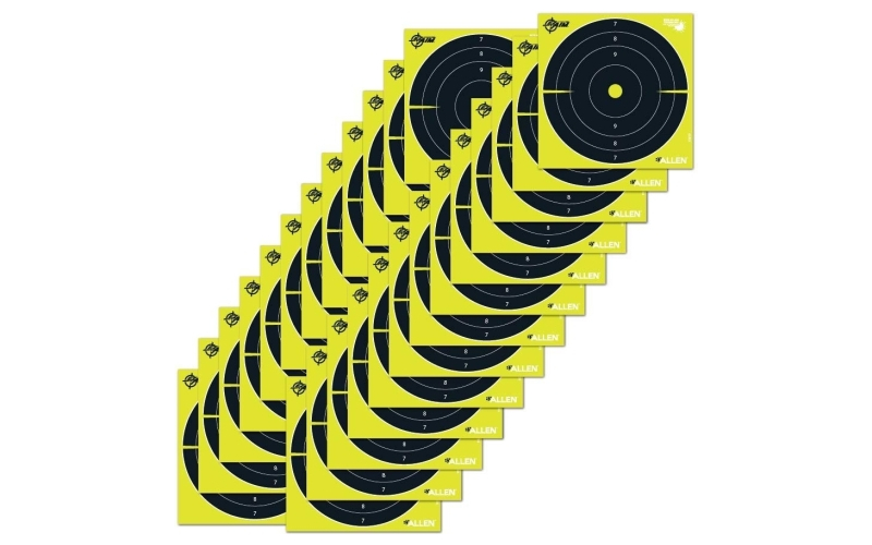 Allen Company EZ AIM Non-Adhesive, Bullseye, 8x8", 25 Pack 15213