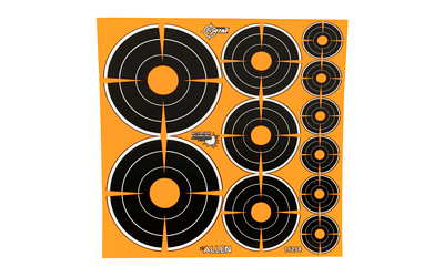 Allen Company EZ AIM Adhesive, Bullseye, Variety Pack, (72)1", (36)2", (24)3" 15254