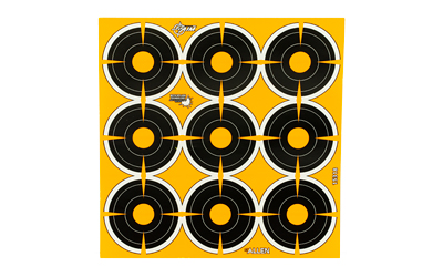Allen Company EZ AIM Adhesive, Bullseye, 2", 12 Sheets 15318