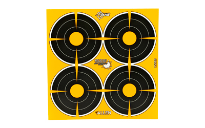 Allen Company EZ AIM Adhesive, Bullseye, 3", 12 Sheets 15326