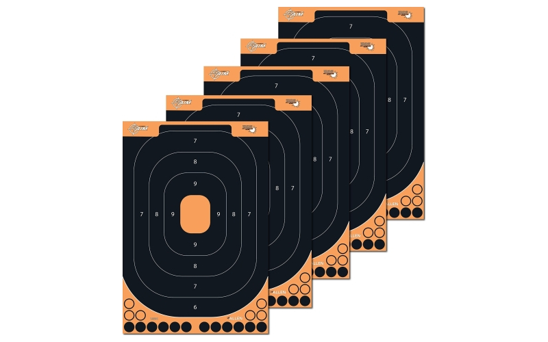 ALLEN EZ AIM HANDGUN TRAIN 12X18 5PK