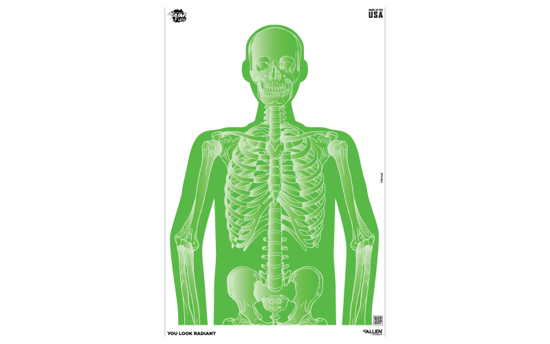 Allen Company Imposing Figures EZ Aim, Paper Targets, 8 Pack, 12"X18", Assorted Colors 15645