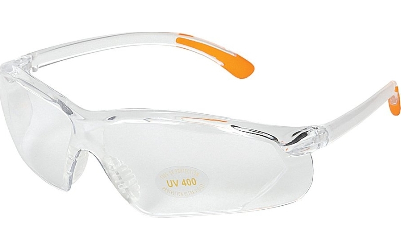 ALLEN SHOOTING GLASS CLEAR W/ORANGE