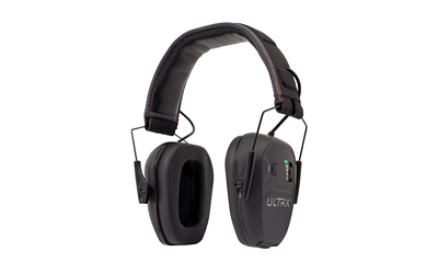 Allen Company ULTRX Bionic Bluetooth E-Muff, Electronic Earmuff, NRR 22dB, Bluetooth 5.3, Rechargeable, Rubberized Protective Coating, Midnight Gray 4101