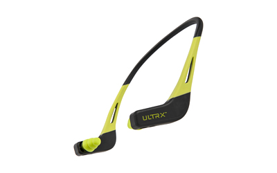 Allen Company ULTRX Banded Ear Plugs, NRR 22dB, Gray/Neon Yellow 4102