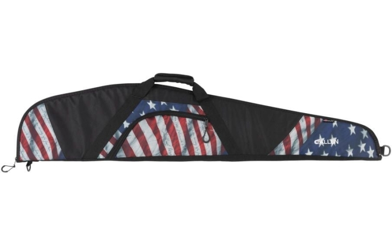 Allen Company Centennial Single Scoped Rifle Case, 46", American Flag Finish, Endura Fabric 691-46
