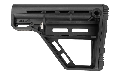 Amend2 Modular Stock, For AR-15 MilSpec Buffer Tube, M-LOK Compatible, Black A2AMSBASEBLK