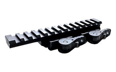 American Defense Mfg. AD-1700, Quick Detach Riser Mount, Fits Picatinny, Anodized Finish, Black AD-1700-XLR-STD