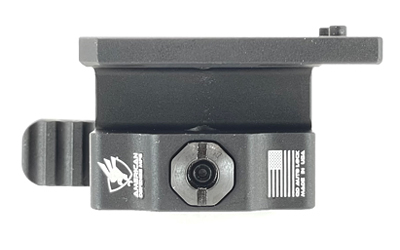 American Defense Mfg. AD-AEMS, Quick Detach Mount, 1.93" High, Anodized Finish, Black, Fits Holosun AEMS AD-AEMS-H-STD